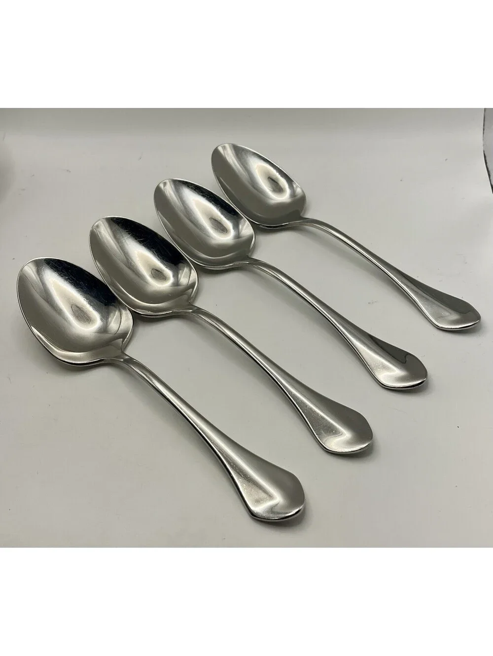 4- Oneida USA CAPELLO Stainless Place Oval Soup Spoon Lot ~ 7”